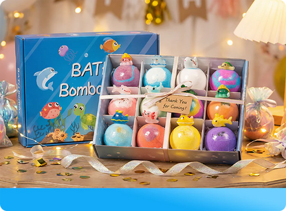 OceanFizz™ - 2PCS Bath Bombs Set with Toys Inside with Toys Inside