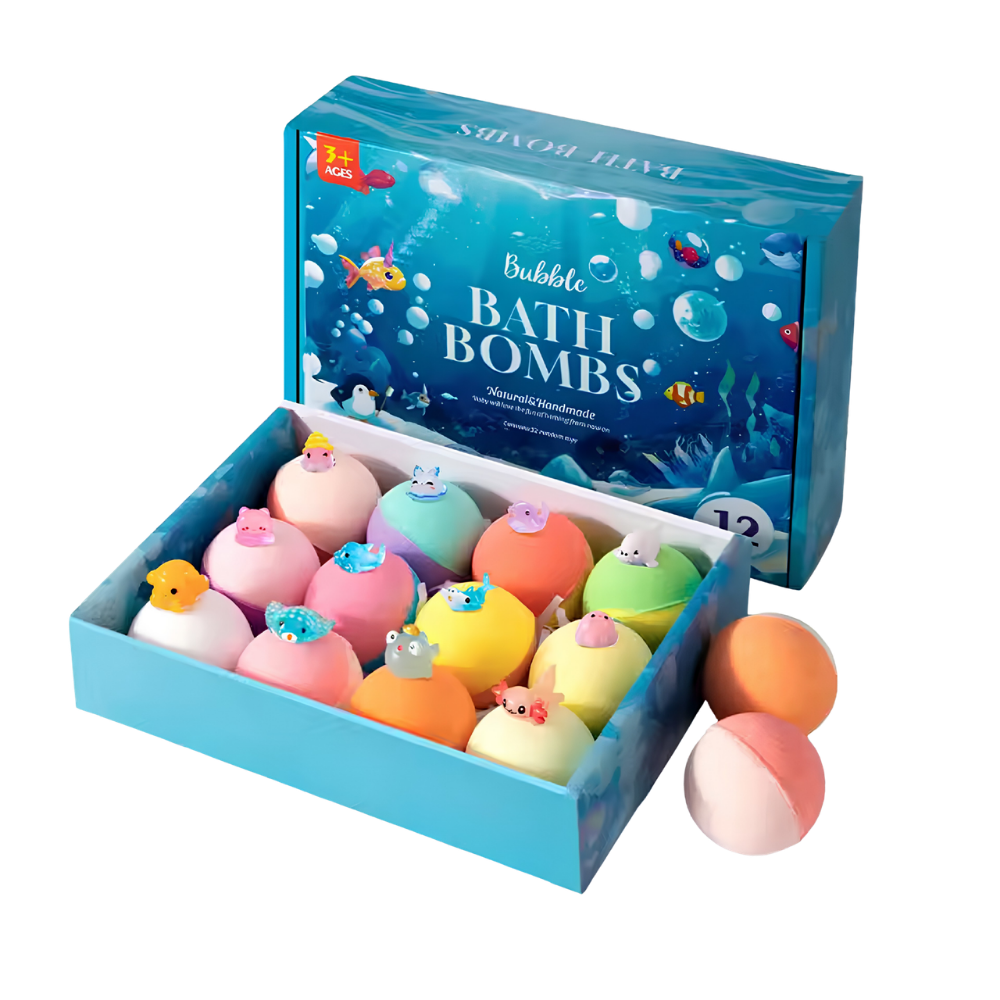 OceanFizz™ - 2PCS Bath Bombs Set with Toys Inside with Toys Inside
