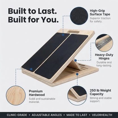 VelorBoard™ Adjustable Stretch & Balance Board